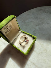 Load image into Gallery viewer, Pink &amp; Purple Sterling Silver Ring Size 8.25
