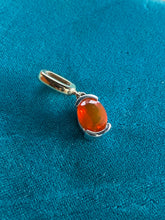 Load image into Gallery viewer, Fire Opal Two-Tone 14k Gold Pendant
