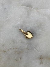 Load image into Gallery viewer, Mini Heart Vintage 14k Gold Charm
