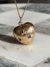 Load image into Gallery viewer, Vintage 1960s Solid 14k Gold Starburst Heart
