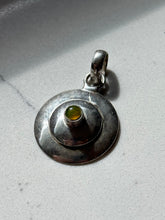 Load image into Gallery viewer, Green Gummy Sterling Silver Pendant
