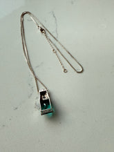Load image into Gallery viewer, Blue Spinel Sterling Silver Necklace

