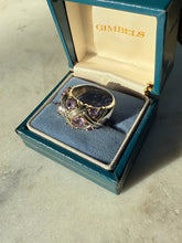 Load image into Gallery viewer, Amethyst Sterling Silver Ring Size 8.5
