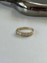 Load image into Gallery viewer, Diamond Solid 14k Gold Ring Size 5.5
