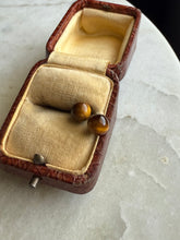 Load image into Gallery viewer, Tigers Eye Sterling Silver Earrings
