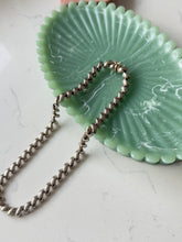 Load image into Gallery viewer, Italian San Marco Croissant Sterling Silver Chain 16”
