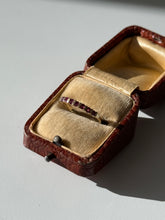 Load image into Gallery viewer, Vintage 14k Yellow Gold Ruby Band Size 6.25
