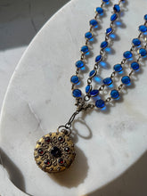 Load image into Gallery viewer, Vintage Czech Glass Perfume Locket Necklace
