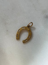 Load image into Gallery viewer, Vintage 12ct Gold Horseshoe Pendant
