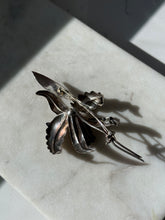 Load image into Gallery viewer, Mexican Vintage Orchid Flower Sterling Silver Brooch
