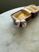 Load image into Gallery viewer, Vintage Sterling Silver Half Hoop Earrings
