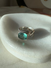 Load image into Gallery viewer, Blue Spinel Sterling Silver Ring Size 6
