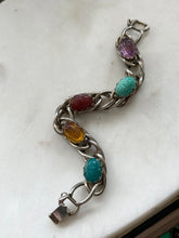 Load image into Gallery viewer, Vintage Scarab Beetle Bracelet 7.25”

