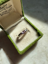 Load image into Gallery viewer, Amethyst Sterling Silver Ring Size 7.25
