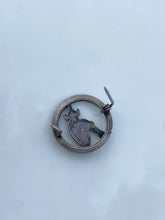 Load image into Gallery viewer, Antique Pixie Enamel Silver Brooch
