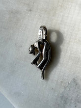 Load image into Gallery viewer, Hanging Panther Sterling Silver Pendant
