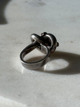 Load image into Gallery viewer, Sterling Silver &amp; 14k Gold Knot Ring Size 7.75
