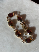 Load image into Gallery viewer, Vintage Gold Plated Costume Bracelet 7.25”
