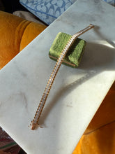Load image into Gallery viewer, Gold Vermeil CZ Tennis Bracelet 8”
