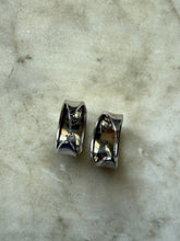 Load image into Gallery viewer, Chunky Sterling Silver Hoops
