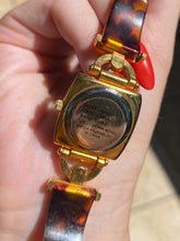 Load image into Gallery viewer, Tortoise Shell Gold Tone Vintage Watch
