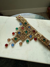 Load image into Gallery viewer, Vintage Goldette Caged Choker Collar Goldtone Necklace
