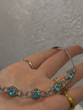 Load image into Gallery viewer, Antique Sterling Silver Choker Necklace
