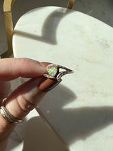 Load image into Gallery viewer, Opal Heart Sterling Silver Ring Size 6
