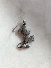 Load image into Gallery viewer, Mickey Mouse Sterling Silver Charm
