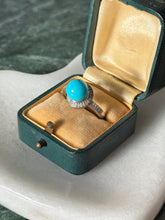Load image into Gallery viewer, Sleeping Beauty Turquoise Sterling Silver Ring Size 7.25
