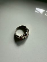 Load image into Gallery viewer, Garnet Sterling Silver Ring Size 11.5
