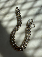 Load image into Gallery viewer, Napier Sterling Silver Sister Hook Clasp Chunky Cuban Curb Link Bracelet 7.75”
