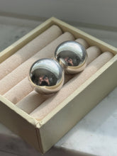 Load image into Gallery viewer, Vintage Sterling Silver Chunky Earrings
