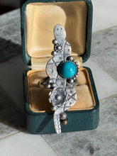 Load image into Gallery viewer, Sterling Silver Snake Ring Size 7.25

