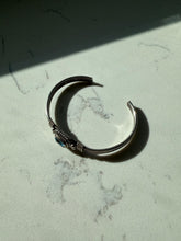 Load image into Gallery viewer, Blue Topaz Sterling Silver Cuff Bracelet 7”
