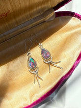 Load image into Gallery viewer, Vintage Opal Sterling Silver Fringe Earrings
