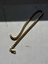Load image into Gallery viewer, Deadstock Gold Vermeil Rounded Box Chain Bracelet 8.5”

