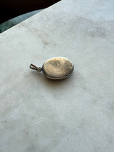 Load image into Gallery viewer, Purple Pressed Flowers Sterling Silver Pendant
