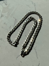 Load image into Gallery viewer, Italian Vintage Solid Sterling Cuban Curb Chain 20.5”
