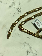 Load image into Gallery viewer, Figaro Link Gold Vermeil Necklace
