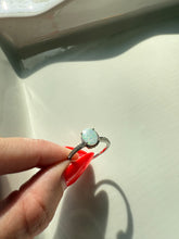 Load image into Gallery viewer, Simulated Opal Sterling Silver Ring Size 9.25
