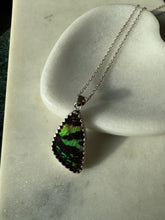 Load image into Gallery viewer, Butterfly Wing Sterling Silver Necklace
