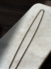 Load image into Gallery viewer, Italian Sterling Silver Snake Chain 20”
