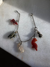 Load image into Gallery viewer, Antique Sterling Silver Charm Bracelet
