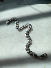 Load image into Gallery viewer, Cuban Curb Link Sterling Silver Bracelet 7”
