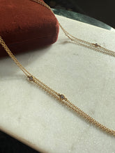 Load image into Gallery viewer, Gold Vermeil Necklace 30”
