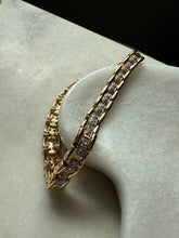 Load image into Gallery viewer, Gold Vermeil Two-Toned Bracelet 7.25”
