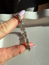 Load image into Gallery viewer, Vintage Two-Toned 10k Gold 1.25ctw Diamond Tennis Bracelet
