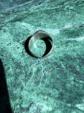 Load image into Gallery viewer, Turquoise Inlay Sterling Silver Ring Size 7.25
