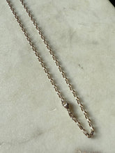 Load image into Gallery viewer, Dainty Rolo Sterling Silver Chain 17.5”
